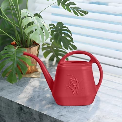 Plant Watering Can - 1/2 Gallon - Wine Red - Image 5