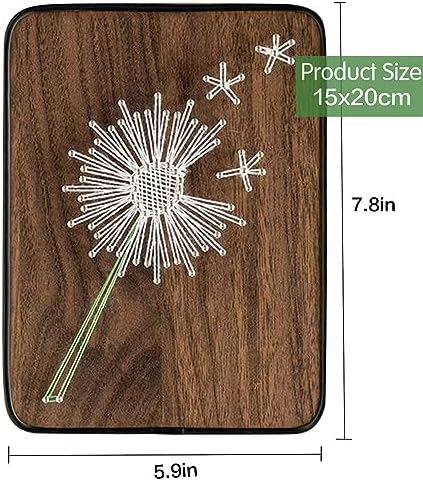 BAZIMA DIY String Art Kit for Beginner,Unique Gift, DIY Dandelion Craft Kit,Craft Kit for Holidays - Image 3