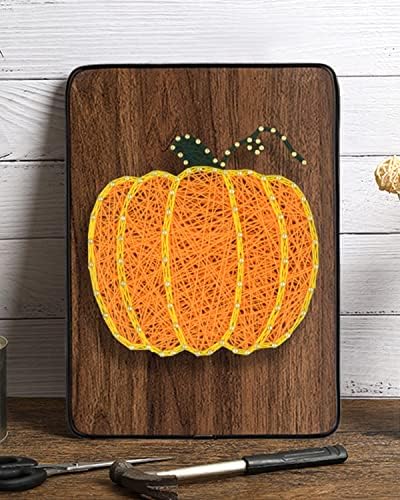 BAZIMA DIY String Art Kit for Beginner,Unique Gift, DIY Pumpkin Craft Kit,Craft Kit for Holidays - Image 2