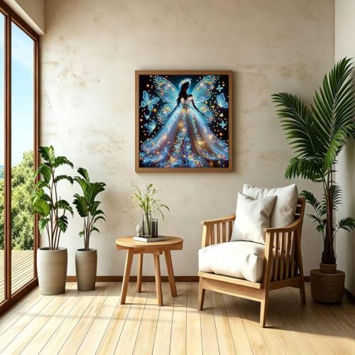 Angel Wings Fairy 5D Diamond Art Painting Kits for Adults 12 x 12 inch - Image 3