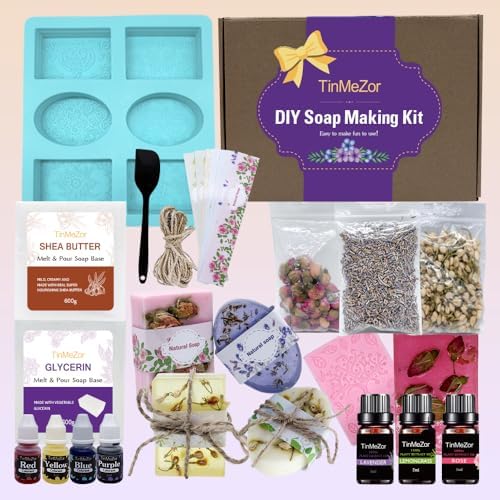 TinMeZor Soap Making Kit for Adults - DIY Kit for Beginner by TinMeZorSkinCare