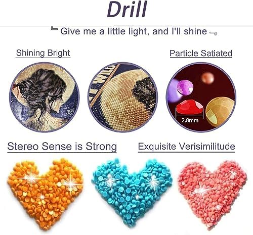KICHANG Pink Diamond Art Kits for Adults Diamond Painting Kit for Beginner - Image 6