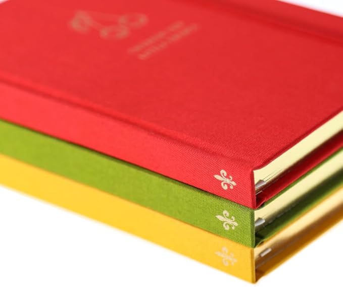 Graphique Bee Lined Journal Plus Pen Luxe Collection, Hardcover Diary Notebook for Writing, Gold Foil Embossing, 160 Pages, 6” x 8”
