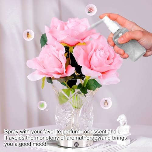 Artificial Pink Rose LED Lamp Night Light,Flower Lamp Gifts for Women Mom Grandma Girlfriend Friend Wife Birthday Christmas Valentines Mothers Day Anniversary, FLower Bedroom Bar Coffee Shop Decor - Image 3
