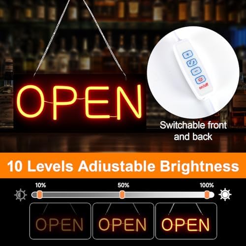 Led Open Signs for Business, Open and Close Double sided Witching - Image 5