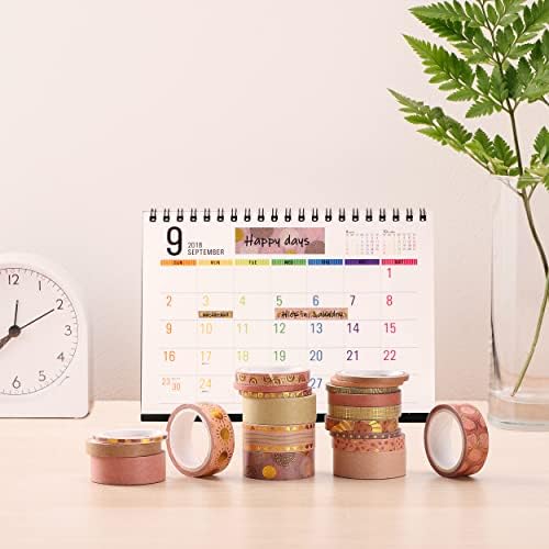 Mr. Pen- Washi Tape Set, 21 Rolls, Assorted Sizes, Boho Design - Image 6