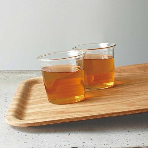 KINTO 45152 Non-Slip Tray, 12.6 x 9.4 inches (320 x 240 mm), Teak - Image 2