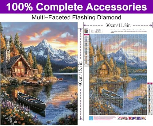 Diamond Art Kits for Adults, Landscape Diamond Art Painting Kits for Adults - Image 4