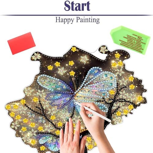 Diamond Painting Kits for Adults Beginners, 5D Full Drill Tree of Life Crystal Art Desktop Ornament, DIY Single Sided Home Office Desk Decor, Creative Craft Gift Set with Tools - Image 6