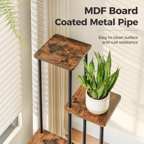 Bamworld Small Plant Stand 4 Tier Corner Plant Shelf for Indoor Plants - Image 6