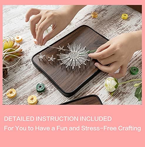 BAZIMA DIY String Art Kit for Beginner,Unique Gift, DIY Dandelion Craft Kit,Craft Kit for Holidays - Image 5