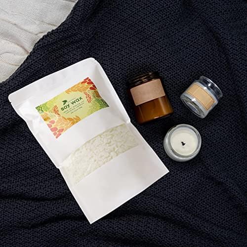 Candle Making Soy Wax-2 lb Bag（32oz）-Pure Nature DIY Soy Wax Flakes - Image 6