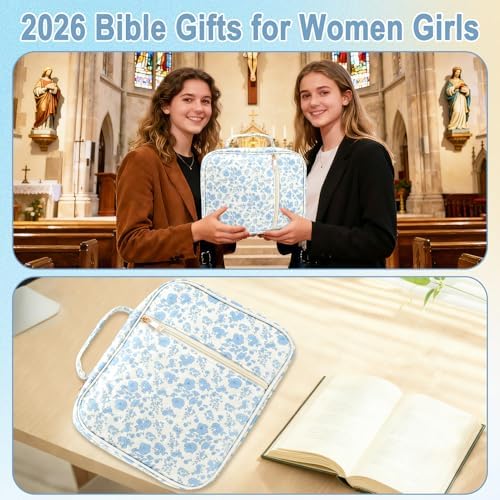 Bible Cover Case for Women, Study Supplies Kit, Highlighters Pens - Image 7