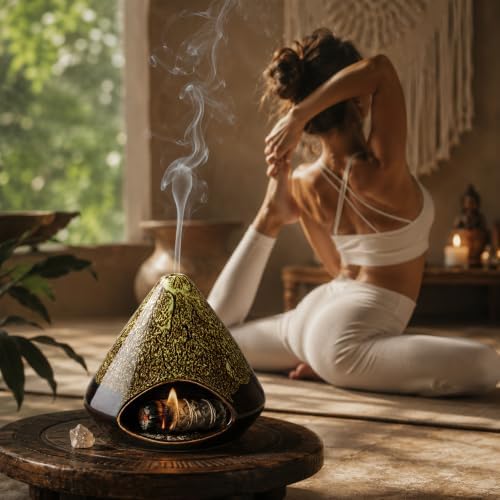 Handcrafted Palo Santo Holder, Ceramic Incense Burner for Sticks - Image 6