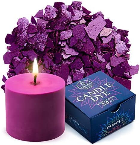 Purple Candle Dye 2 oz for Soy Candle Making – Wax Color Chips by ALEXES