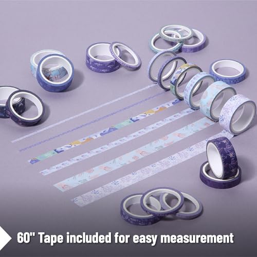 Mr. Pen- Washi Tape Set, 21 Rolls, Assorted Sizes, 5 Yards/Roll - Image 6