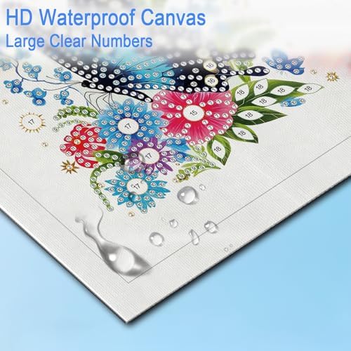 DOZEEZOP 12-Pack Small Diamond Art Kit for Adults Teens 7"x7" - Image 4