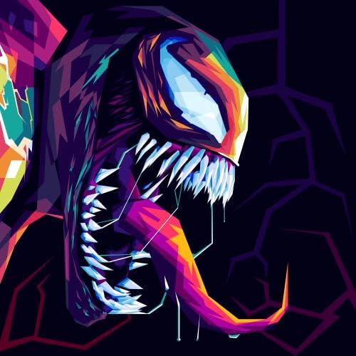Marvel Venom Diamond Art for Adult 5D Wall Decor Full Round Drill Kit 12x12 by ModernMerch