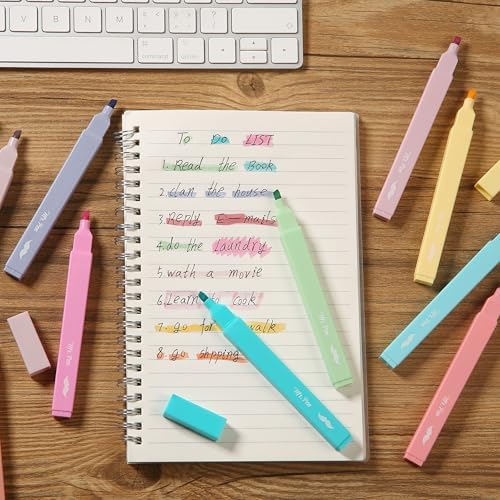 Mr. Pen- Aesthetic Highlighters No Bleed, 10 Pack, Assorted Colors | Chisel Tip, Cute Highlighters Assorted Colors for Journaling, Highlighting, Underlining, Fast Dry, Back to School Supplies - Image 7