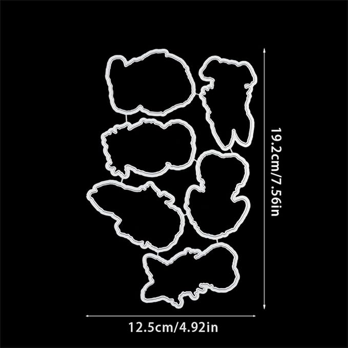 Flowers Rabbit Animals Stamps and Cutting Dies for Card Making DIY Transparent Silicone Clear Stamp and Metal Die Cuts Sets for Scrapbooking Paper Greeting Cards Decor Seals Craft Supplies
