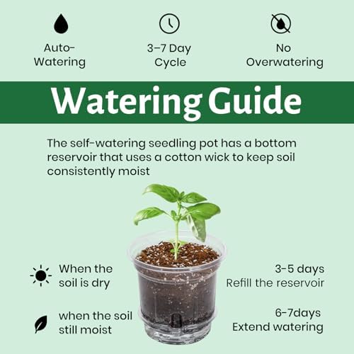 Bluepro Self Watering Pots for Indoor Plants, 4/5/6.5 Inch, 18-Pack - Image 6