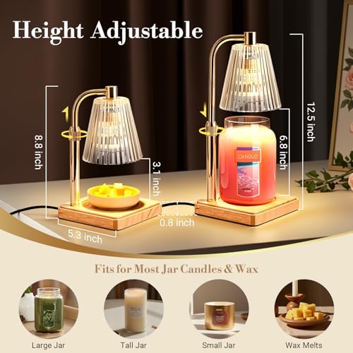 Marycele Candle Warmer Lamp with Timer Birthday Gifts for Women Home Decor - Image 2