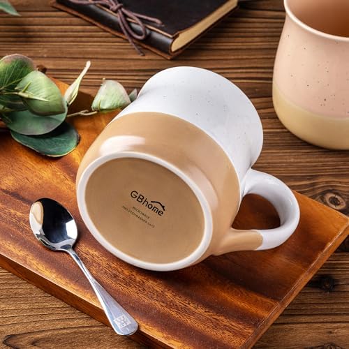 GBhome Ceramic Coffee Mugs Set of 2, 24oz Handmade Large Coffee Mugs Set - Image 6