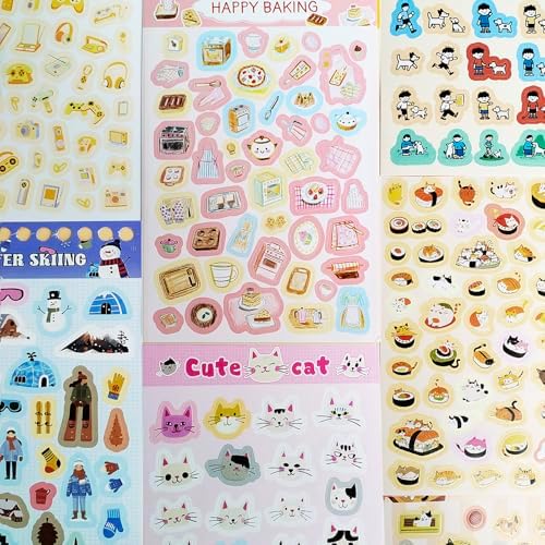 Stickers Book for Scrapbooking Supplies,700+ Kawaii Kitten Journal Stickers - Image 5