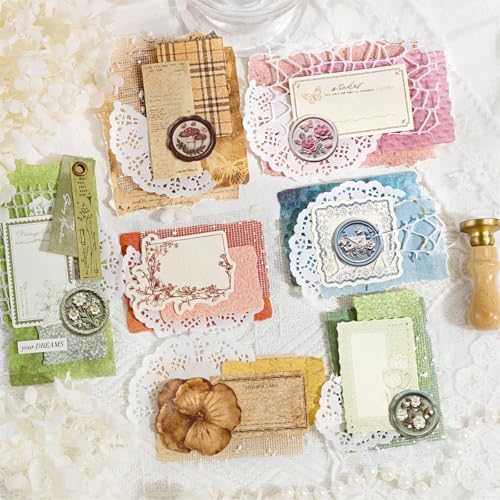 100 Sheets Vintage Scrapbook Papers Journaling Scrapbooking Supplies Kit junk journal supplies Decorative Craft Paper for Planner, Collage Paper Embellishment - Image 6