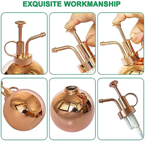 Stainless Steel Plant Sprayer, Small Watering Can Plant Misting Bottle, Modern Gardening Tools for Indoor Potted Plants Watering and Misting - Image 3