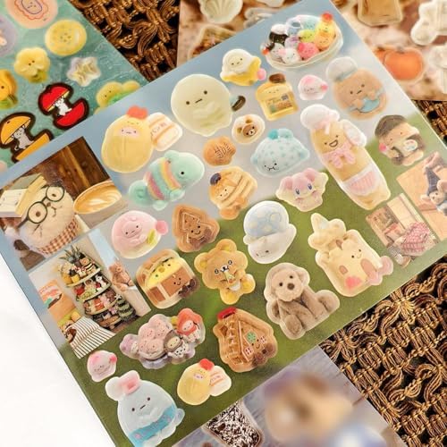 Japanese Kawaii Sticker Book, 30 Sheets, 800 Pieces, INS Style Cute Cartoon Animals, Waterproof for Journaling, Scrapbooking, Planners (Pink) - Image 5