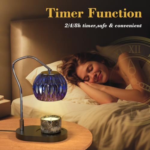 Candle Warmer Lamp with Timer & 4-Level Dimmer, Modern Decor - Image 3
