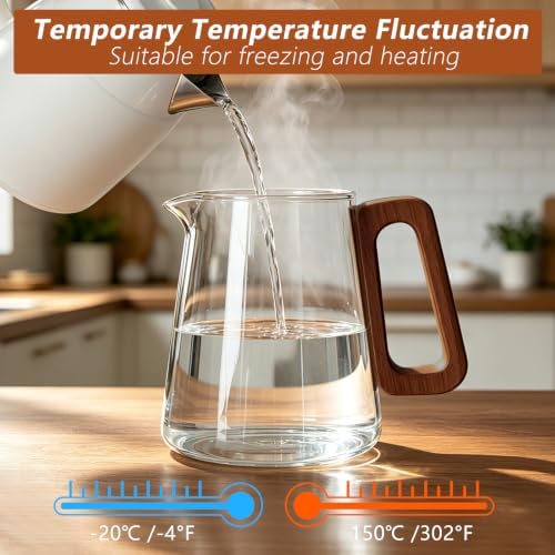 27oz/800ml Glass Teapot with Stainless Steel Removable Infuser - Image 4