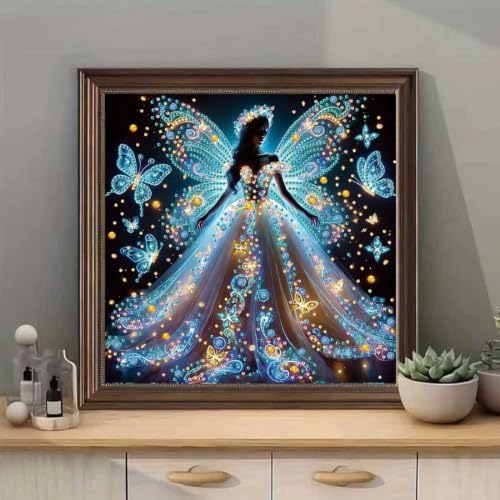 Angel Wings Fairy 5D Diamond Art Painting Kits for Adults 12 x 12 inch - Image 2