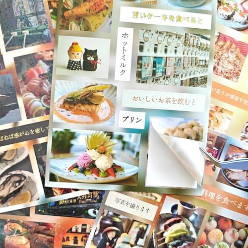 227PCS Japanese Stickers Book Set,20 Sheets Vintage Japanese Scrapbook Food Stickers Book for Journaling Supplies,Scrapbooking,Junk Journal,DIY Craft(Delicious Cruise) - Image 5