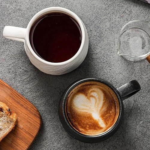 Large Capacity Ceramic Mug - Minimalist Design, Unique Water Cup for Tea & Coffee - Office & Home Use, Couple Mugs Set with Stylish Aesthetic - Image 6