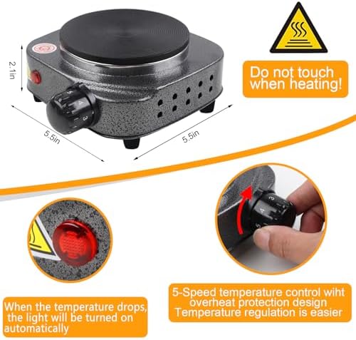 BBAXI Candle Making kit with Hot Plate with Anti-hot and Wax Melter - Image 4