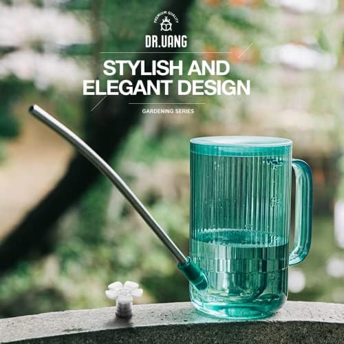 Small Watering Can Indoor Plants with Long Spout (1L, Emerald) - Image 6