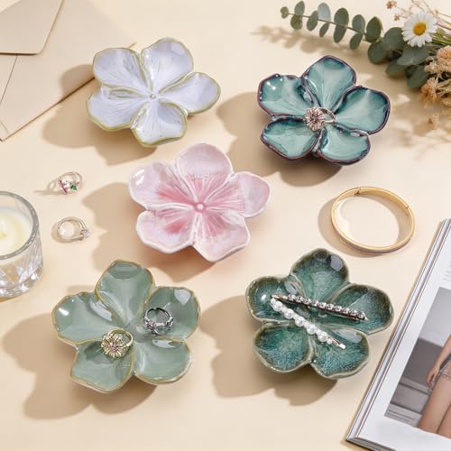 Ceramic Jewelry Dish Tray Small Trinket Tray Ring Holder - Image 4