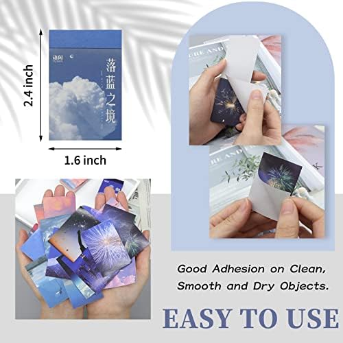 450 Pieces Washi Sticker Set, 9 Set Scrapbooking Diary Planner Album Diary Notebook, Scrapbooking Sticker Journaling Supplies for DIY Arts and Crafts Card Making Laptop Decoration - Image 2