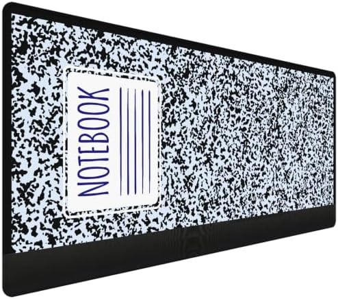 Notebook Mouse Pad, 35.4x15.7in, Large Desk Mat for Office Gaming by HUADO