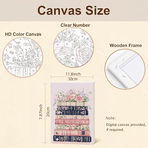 Gemozaic Book Framed Paint by Numbers Kit for Adults with Easel, 8x12 in - Image 3