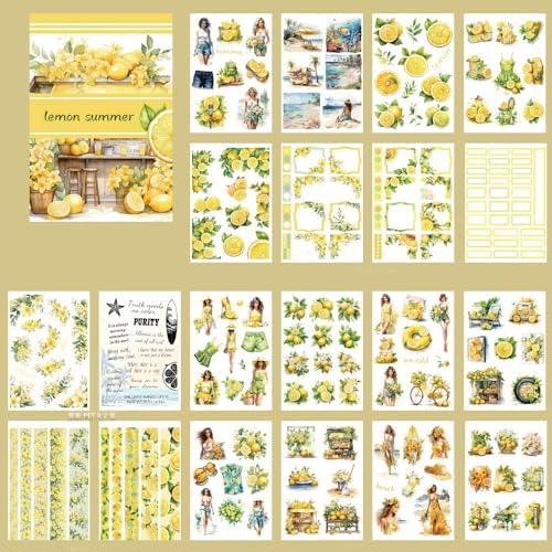 Alideco 20pcs Vintage Scrapbook Stickers Europe and The United States Figure Flowers Sticker Book for Adults Sticker journaling Stickers for Scrapbooking (ningmengxiari) by Alideco