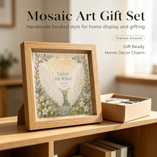 Mosaic Craft Kit for Adults Acrylic Gem Nature Theme Art Decor - Image 7
