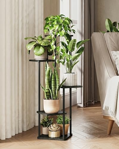 GENTINGBRO Tall Plant Stand Indoor 5 Tier Plant Shelf for Multiple Plants by Gentingbro
