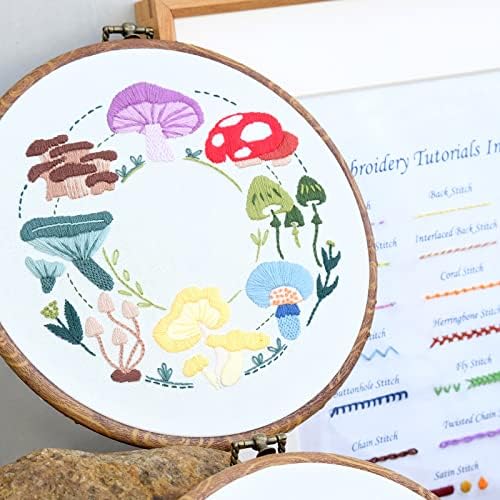 HAND U JOURNEY Basic Embroidery Kit, 28 Stitch Techniques - Image 6