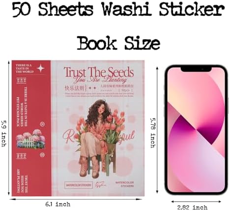 People Stickers for Junk Journal Supplies, 50 Sheets Pre-Cut Washi Sticker Book for Journaling, Scrapbooking, Bujo, Planners, Card Making, Collage, Art Crafts - Image 4