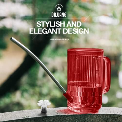 Small Watering Can Indoor Plants with Long Spout (1L, Red) - Image 6