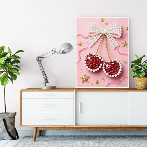 HITO Cherry Pearl Diamond Painting Kits for Adults Pearl Diamond Art Kits - Image 5