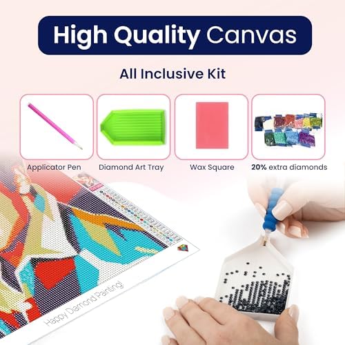 King of Rock and Roll 5D Diamond Art Painting Kit Full Round Drill 12x16 - Image 5